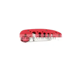 A21-S15A Plastic Handle Pocket Folding Knife Serrated Metal Pocket Knife thumbnail-1