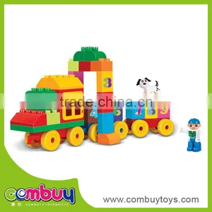 Diy Toy Interesting Building Blocks Train Set thumbnail-1