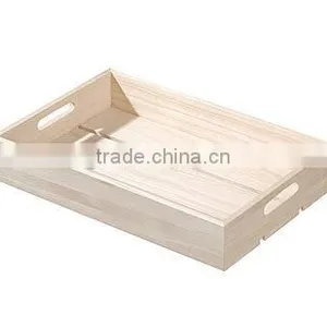 Paulownia Plywood,Wood Material and China Regional Feature Wooden Tray thumbnail-2
