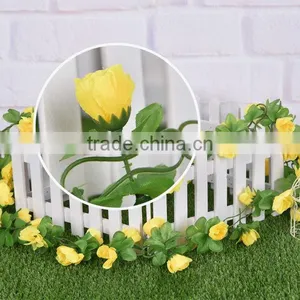 Artificial Hanging Vine Plant Silk Leaf Garland thumbnail-5