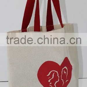Natural Cotton Canvas Tote Bag/Grocery Shopping Totes/Reusable Shopping Bag thumbnail-5
