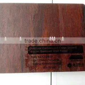 Outdoor Strand Woven Bamboo Wall Strips for Hotel and HousesLight Chocolate Color---KE-OS0888 thumbnail-1