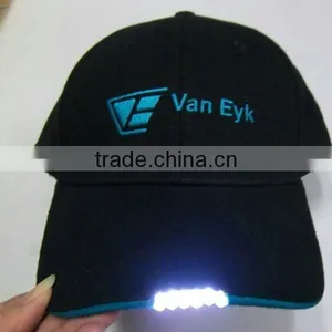 Cheap Cstom 2016 Fashion Led Hat Hard Hat With Led Light LED Baseball Cap thumbnail-1
