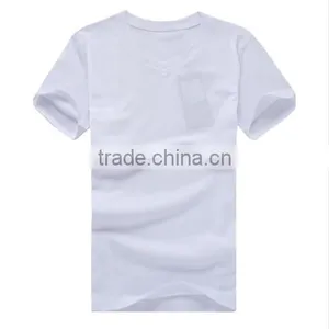 2016 New Men High-elastic Short Sleeve V Neck Tight Cotton t Shirt thumbnail-4