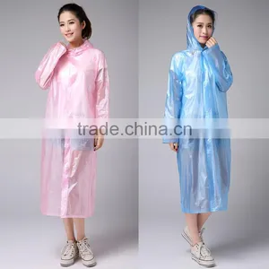 Wholesale Adult Practical 100% PVC Raincoat Fabric thumbnail-3