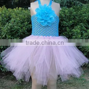 Popular Kids Party Wear Girl Dress Lovely Tutu Dress With Tube Top Baby Flower Tutu Dresses thumbnail-1