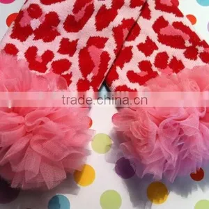 Factory Wholesale Baby Products Red Knit Baby Leg Warmers With Bow Easter Baby Products thumbnail-2
