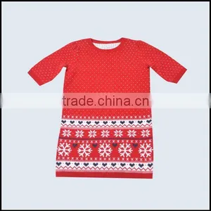 Plain Cotton Knit Dresses Girl thumbnail-1