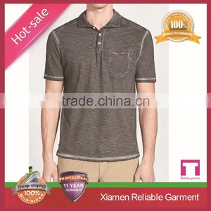 2016 OEM Popular Hot Sale Top Quality Custom Print Mercerized Cotton Polo Shirt thumbnail-5
