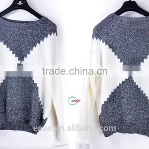 China Bulk Production Lurex Long Sleeve Lady Jumper Sweater thumbnail-1