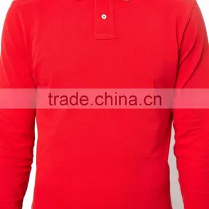 Men Polo Long Sleeve Polo t Shirt China Garment Factory thumbnail-3