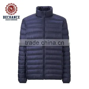 Mens Comfortable High Collar Ultralight Down Jacket Wholesale thumbnail-2