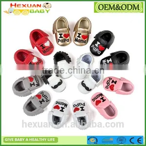 PU Baby Shoes Moccasins 29-Color Baby Boy Shoes Leather Baby Shoes Newborn Bebe Fringe Soft Soled Non-Slip Crib First Walker thumbnail-1