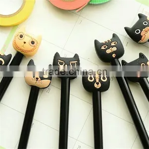 0.5mm Ballpoint Ball Office & Student Pen Plastic Animal Patterns Cap thumbnail-6