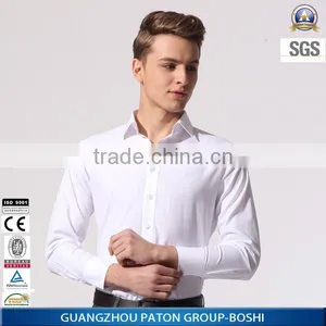 China Manufacturte Factory Wholesale Slim Fit Dress Shirt Man thumbnail-1