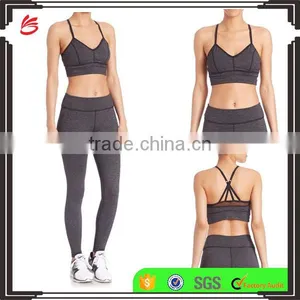 Custom Dry Fit Yoga Clothing Wholesale Gym Clothing Sports Wear Running Compression Fitness Leggings For Women thumbnail-1