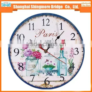 China Cheap Wholesale High Quality Decoration Round Wall Clock thumbnail-5