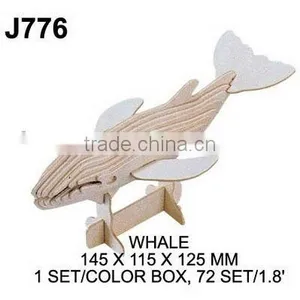 J776 DIY WOODEN PUZZLE SET thumbnail-1