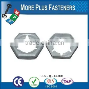 Made in Taiwan Captive Stainless Steel Zinc Plated Hexagonal Self Locking Counter Nuts thumbnail-6