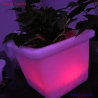 Led Light Garden Light up Flower Pot thumbnail-1
