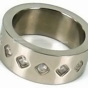 Fashion Jewelry Diamond Ring With Crystal For Young Women / Men thumbnail-4