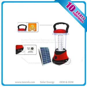 DC LED Rechargeable Solar Camping Lantern PV Lighting thumbnail-1