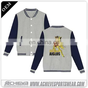 Nylon Varsity Jacket,leather Sleeve Varsity Letterman Jacket Red Black thumbnail-3