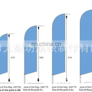 Beach Advertising Feather Flag FGF-0013 thumbnail-2
