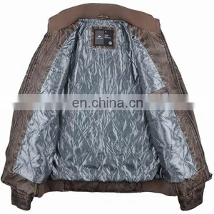 2015 New Model Designer Crocodile Leather Jacket thumbnail-3