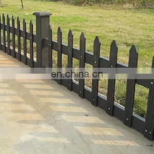 2016 Popular Outside Eco-friendly Waterproof WPC Fence Wood Plastic Composite thumbnail-3