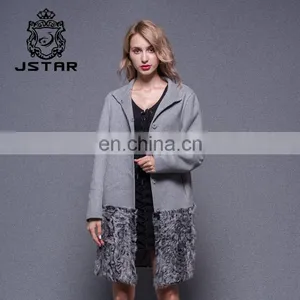 Custom Design Long Cashmere Women 100% Wool Coats Double-Sided Coat thumbnail-1