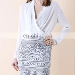 Minimal Chic Wrapped Top in White thumbnail-2