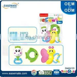 Promotional Gift Plastic Baby Rattle Learning Toy thumbnail-1