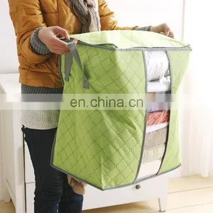 High Quality Thickened & Foldable Colorful Non-woven Carbon Fabric Apperal Quilt Storage Box thumbnail-4
