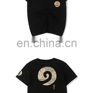 Fashionable Bulk Tshirts Loose Fit Latest Two Color t Shirt Designs 2016 for Men Printing T-shirts thumbnail-1