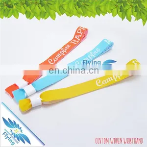 Disposable Standard Woven Terry Cloth Wristbands, Event Wristband for Festival thumbnail-1