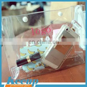 Cheap Clear Pvc Plastic Bag With Snap Button for Promotion thumbnail-1