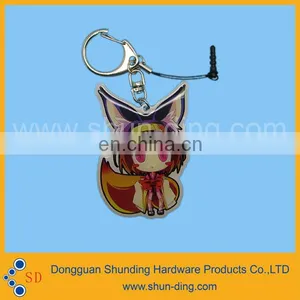Cheap Plastic Epoxy Keychain, Key Tag thumbnail-3