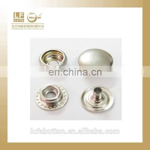 Polished White Nickle Finish Press Studs Fasteners for Garment Passed Tensile Strength Test thumbnail-1