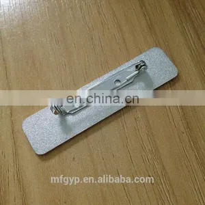 Laser Logo Metal Lapel Pin Name Tag With Safety Pin thumbnail-6