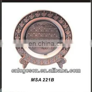 New Vintage Promotion Wholesale China Supplier Souvenir Decoration Plate thumbnail-1