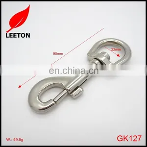 Factory Supply 22mm Strong Dog Leash Metal Swivel Snap Hook thumbnail-2
