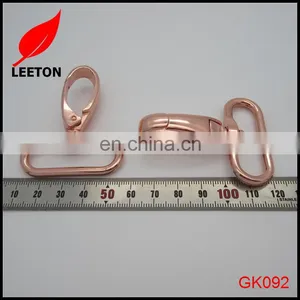 1.5inch Shiny Rose Gold Swivel Snap Hook for Leather Bag thumbnail-2
