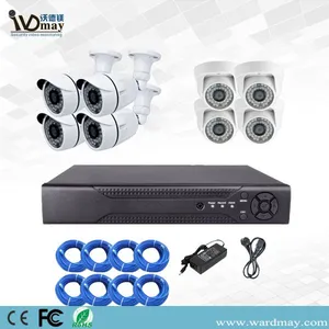 Wdm 8chs H. 264 CCTV 1.0MP/2.0MP Home Security Surveillance Poe Alarm NVR Kits thumbnail-1