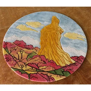 Beautiful Chinese Paintings Tapestry Wall Hanging Rugs For Living Room Decoration thumbnail-1