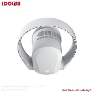 2019 Hot Sales Wholesale Table Desk and Wall Mounted Bladeless Fan Rotating Electric Fan With Remote Control thumbnail-3
