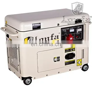 China Supplier (Lonfa) 6.5KVA/7.5KVA/8.5KVA Air Cooled Sound Proof Generator Diesel Price For Sale thumbnail-2