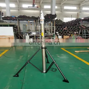 20m Pneumatic Telescopic Antenna Mast Telecommunication Tower Mast thumbnail-5
