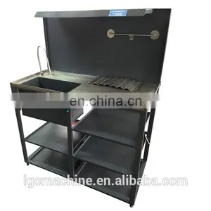 Diesel Fuel Tank Cleaning Workbench Machine for Repair Injector and Pump Stainless Steel Work Table thumbnail-1
