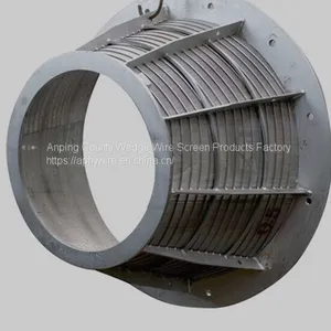 Rotary Drum Screen, Wedge Wire Screen Basket, V Wire Filter Basket thumbnail-4